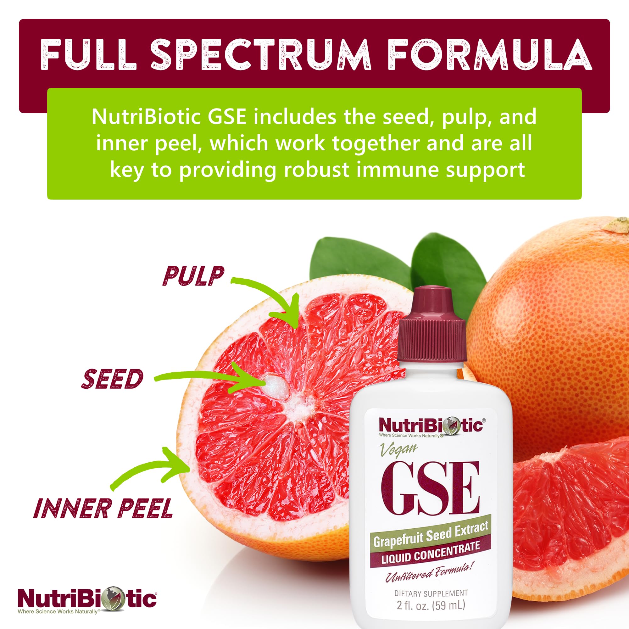 NutriBiotic GSE bioflavonoides: beneficios naturales de bioflavonoides y polifenoles