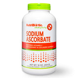 NutriBiotic polvo sodio-ascorbato 16oz, fácil disolución para el día a día.