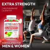 Gominolas Nutribolidos Keto ACV, aptas para mujeres y hombres.