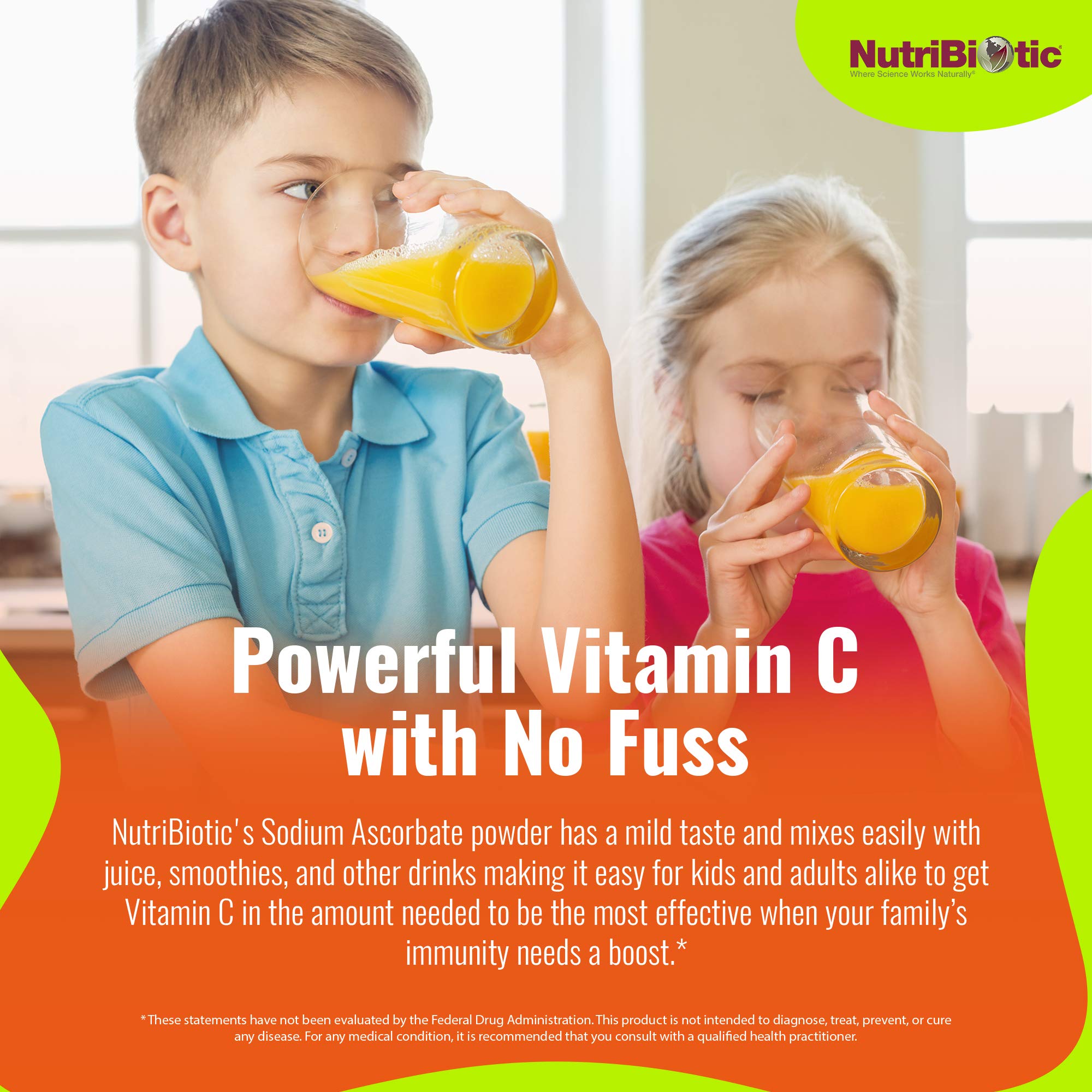NutriBiotic: polvo que se disuelve fácilmente para bebidas.