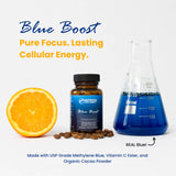 Nutricel Metileno Azul: cápsulas certificadas NSF y GMP para seguridad.