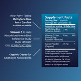 Nutricel Metileno Azul: cápsulas fabricadas en Estados Unidos con control de calidad.