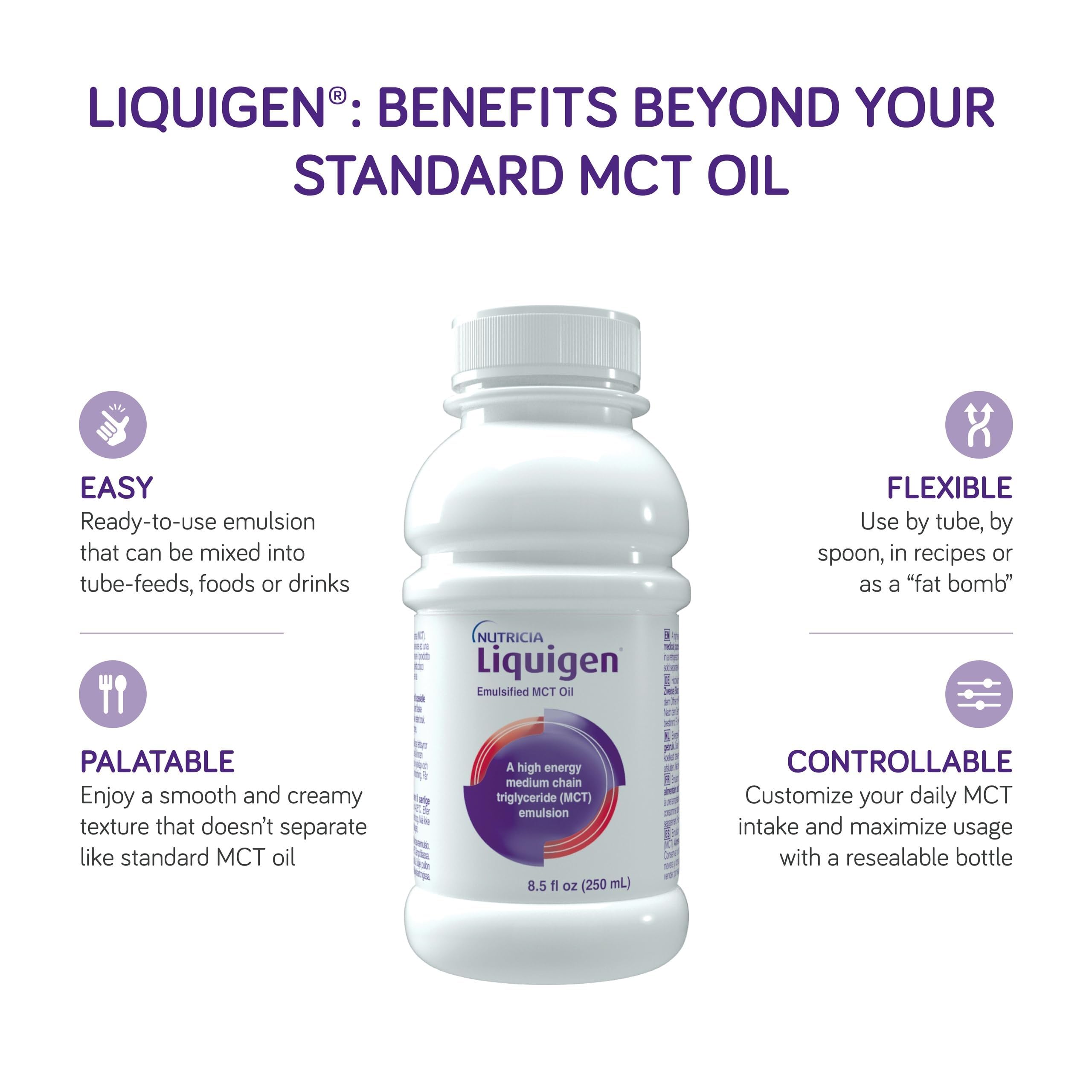 Liquigen de Nutricia ofrece alta energía para tus días activos.