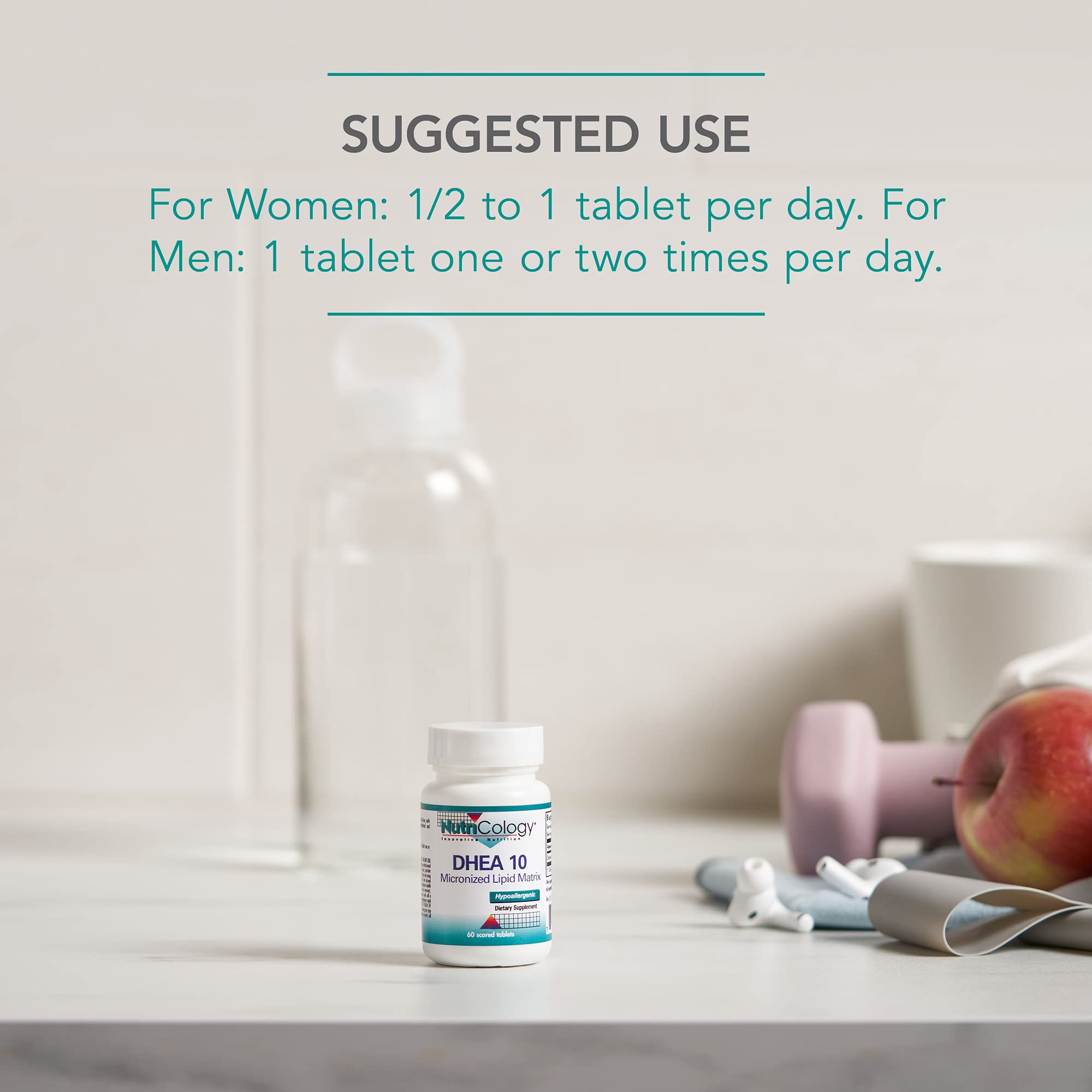 Nutricology DHEA sin soja, opción hipoalergénica visible
