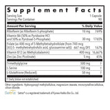 Nutricology Homocysteine Plus complejo de Vitaminas B, cápsulas para equilibrio diario