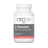 Nutricology L-Tirosina: cápsulas en frasco para posible apoyo cerebral.
