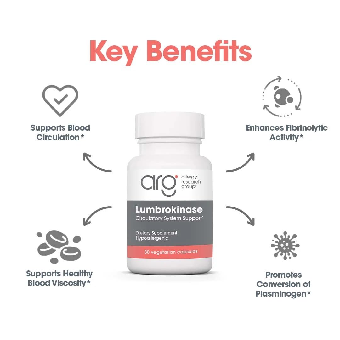 Cápsulas de Nutricology Lumbrokinase en la palma para consumo con agua
