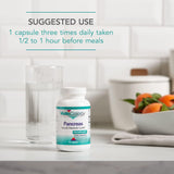 Nutricology Pancreas de cordero, envase con 90 cápsulas para varias semanas.