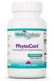 Nutricology PhytoCort cápsulas para soporte respiratorio diario.