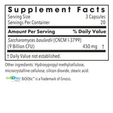 NutriCology Restore-Biotic botella: formato práctico para ingesta diaria y viajes.