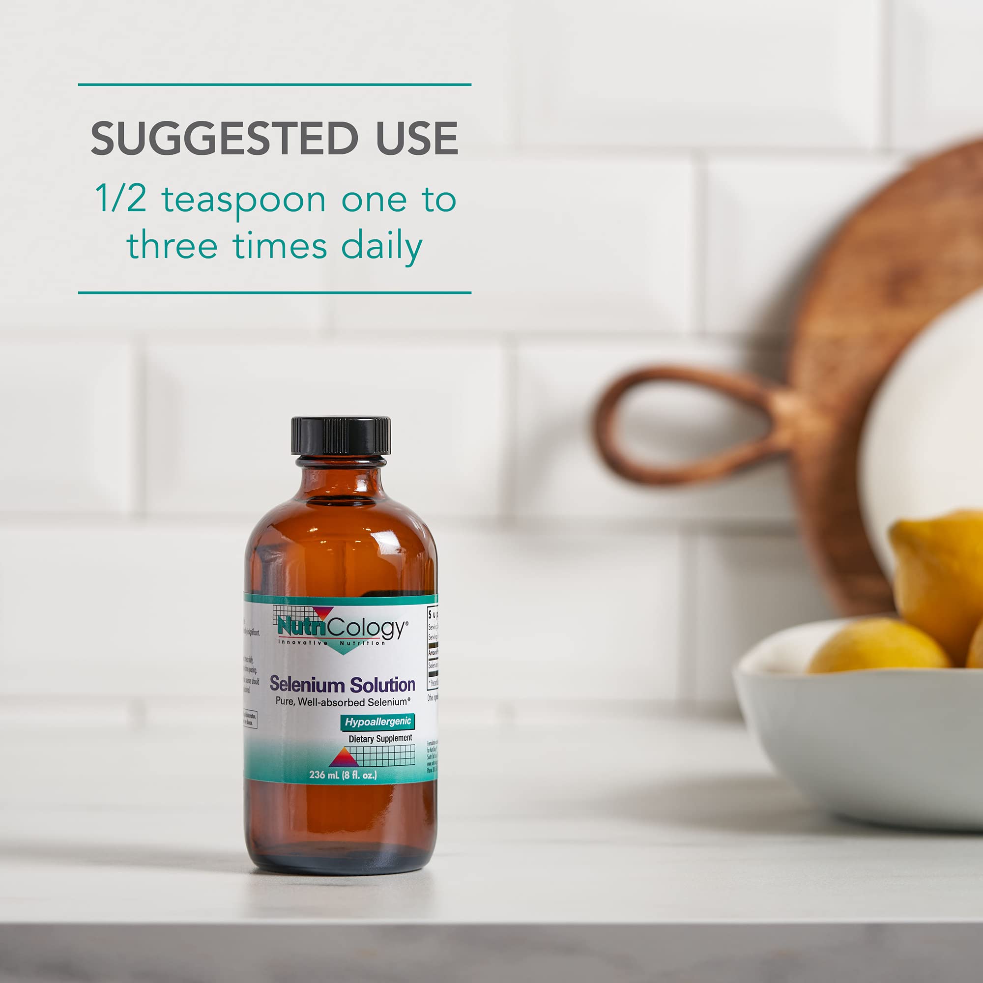 Nutricology Selenium Solution: ayuda antioxidante con selenito de sodio puro