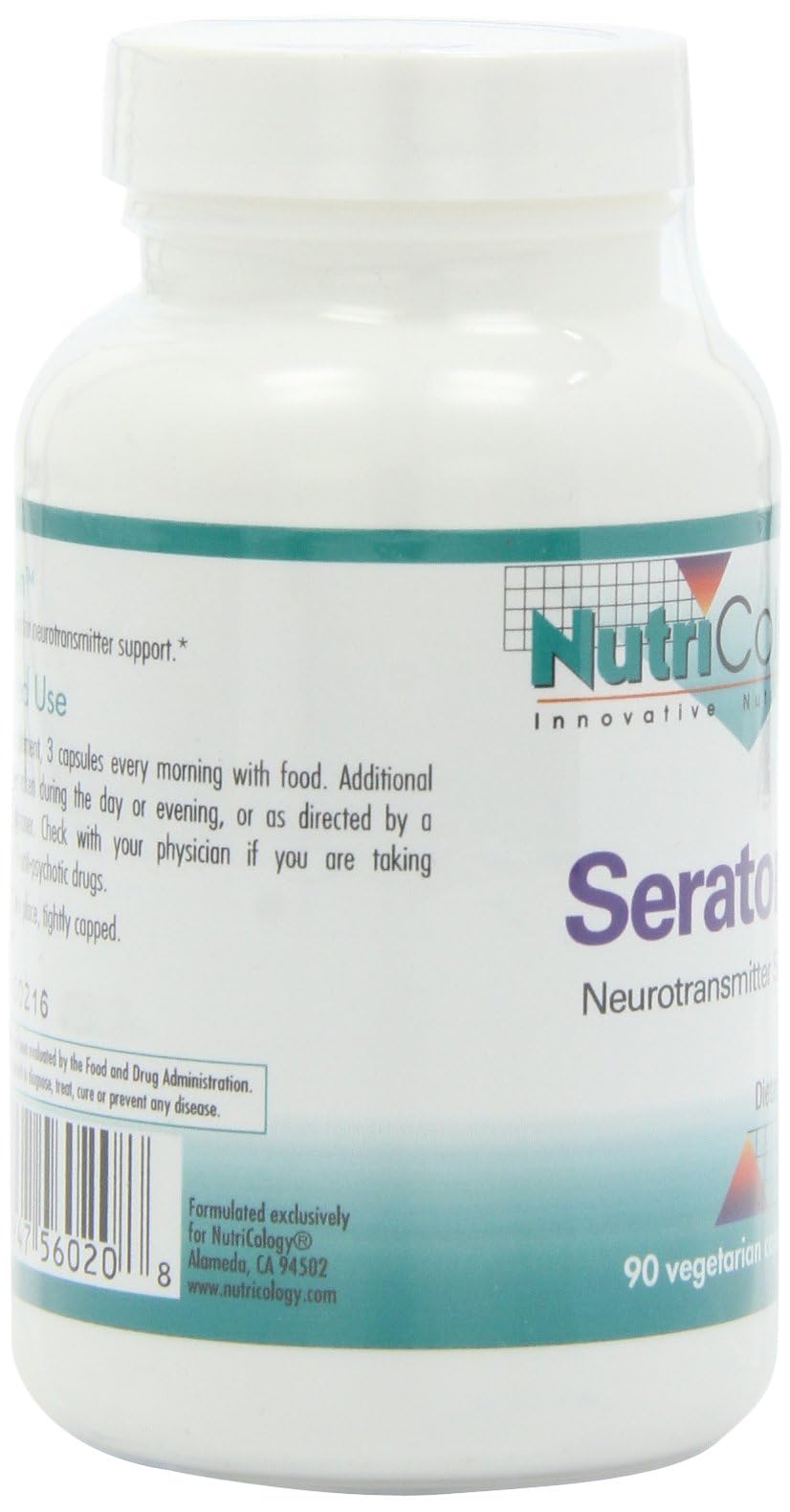 Nutricology Serotonina: cápsulas para soporte de neurotransmisores