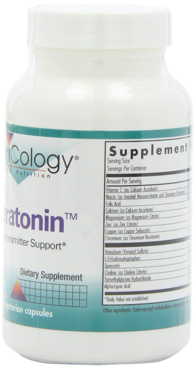 Nutricology Serotonina: cápsulas vegetarianas listas para uso diario