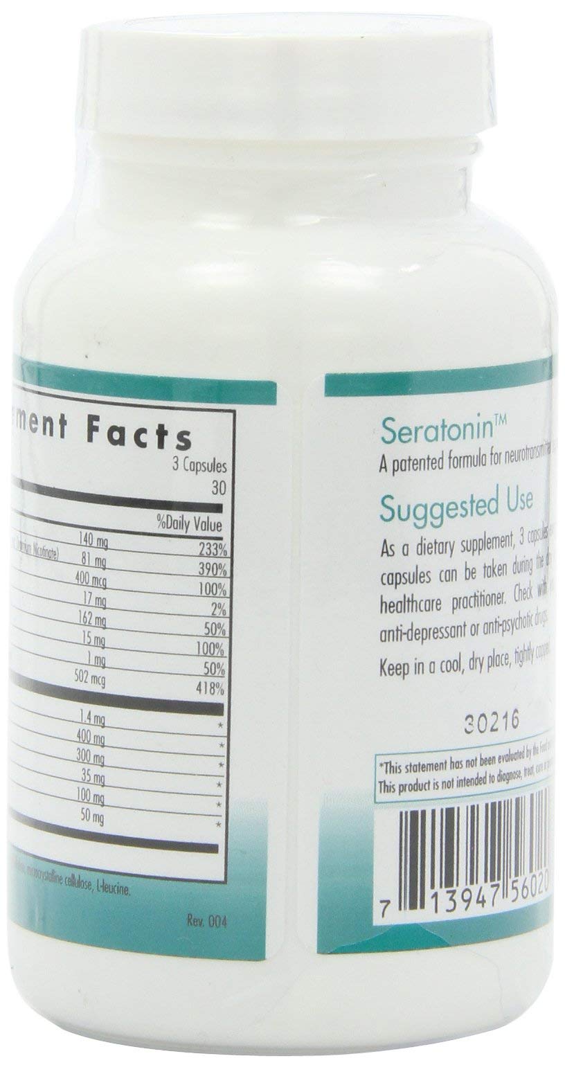 Nutricology Serotonina: empaque compacto para fácil almacenamiento