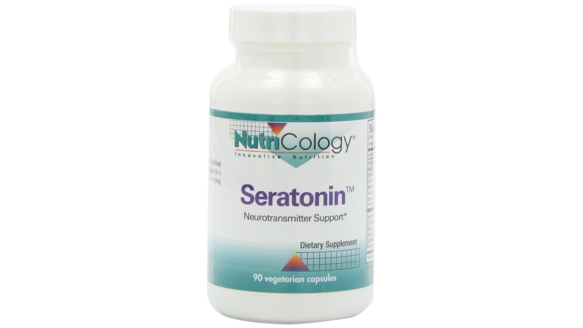 Nutricology Serotonina: botella de suplemento para apoyo del sueño