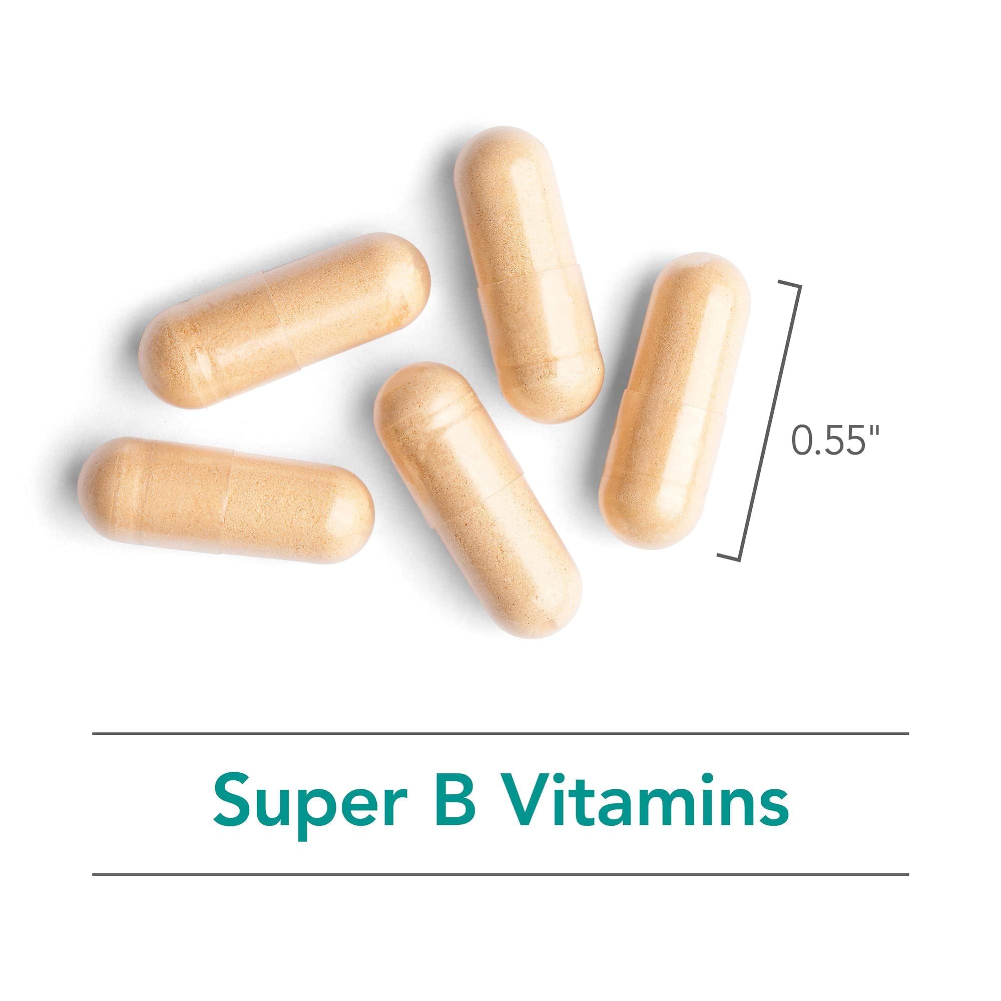 Nutricology Super Vitamin B Complex, frasco duradero para uso diario.