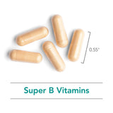 Nutricology Super Vitamin B Complex, frasco duradero para uso diario.
