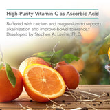 Nutricology Vitamina C bufferada cuchara medidora para uso diario fácil.