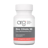 NutriCology Zinc Citrate, botella, forma biodisponible para apoyo diario de la salud