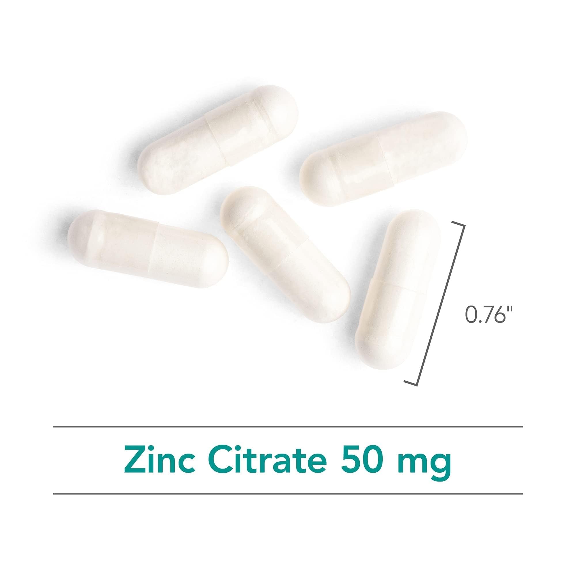 NutriCology Zinc Citrate, caja, empaque seguro y libre de alérgenos para mayor tranquilidad