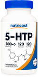 Nutricost 5-HTP cápsulas vegetarianas para uso diario