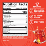 Nutricost Aislado de Suero Claro Tropical, mezcla clara para post-entrenamiento rápido.
