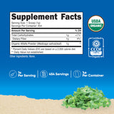 Nutricost Alfalfa; dosificador incluido para porciones fáciles