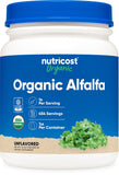 Nutricost Alfalfa en polvo en bote para batidos nutritivos
