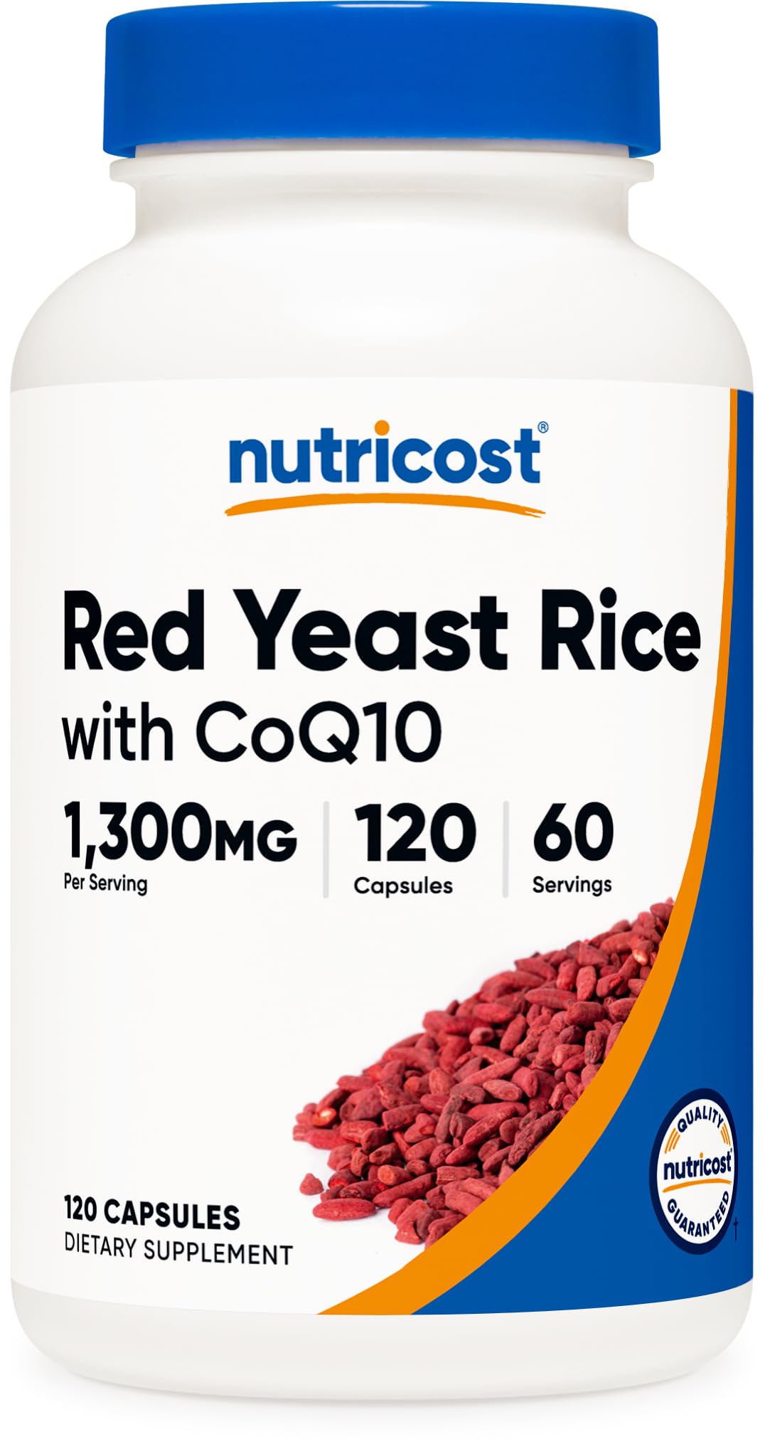 Nutricost Arroz de levadura roja con CoQ10 cápsulas para uso diario