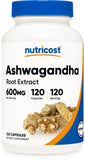 Nutricost Ashwaganda raíz cápsulas: posible apoyo al bienestar diario