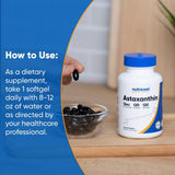 Nutricost Astaxantina 12mg fábrica certificada NSF GMP FDA: fabricación confiable.