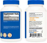 Nutricost B12 metilcobalamina etiqueta sin gluten, opción apta para dietas específicas.