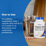 Nutricost B12 sin gluten, opción segura para sensibilidad.