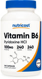 Nutricost B6 cápsula 100 mg en detalle para uso diario
