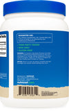 Nutricost Baobab, etiqueta en primer plano, polvo para hornear ligero y postres.