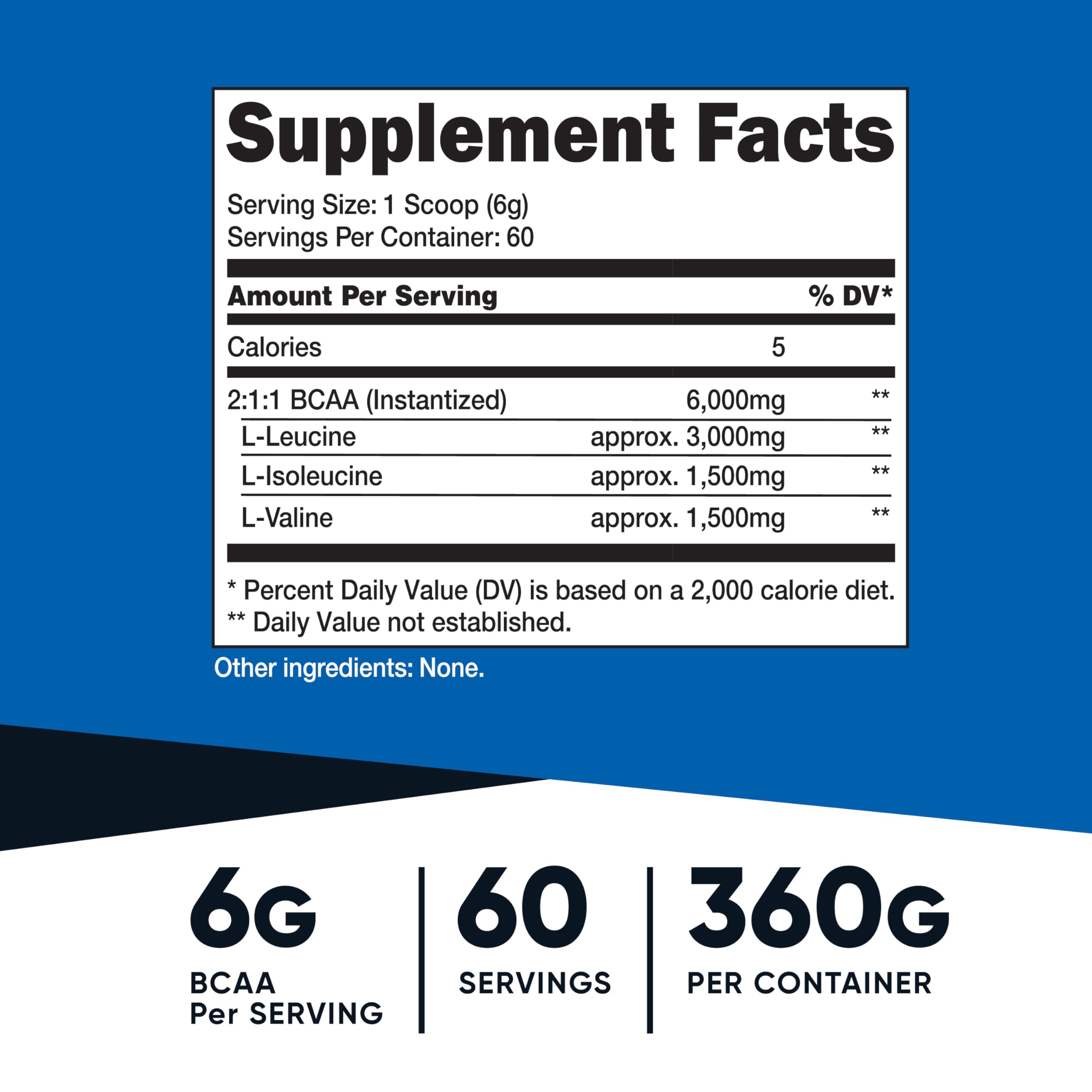Nutricost BCAA, cucharilla medidora, dosis conveniente para entrenamientos.