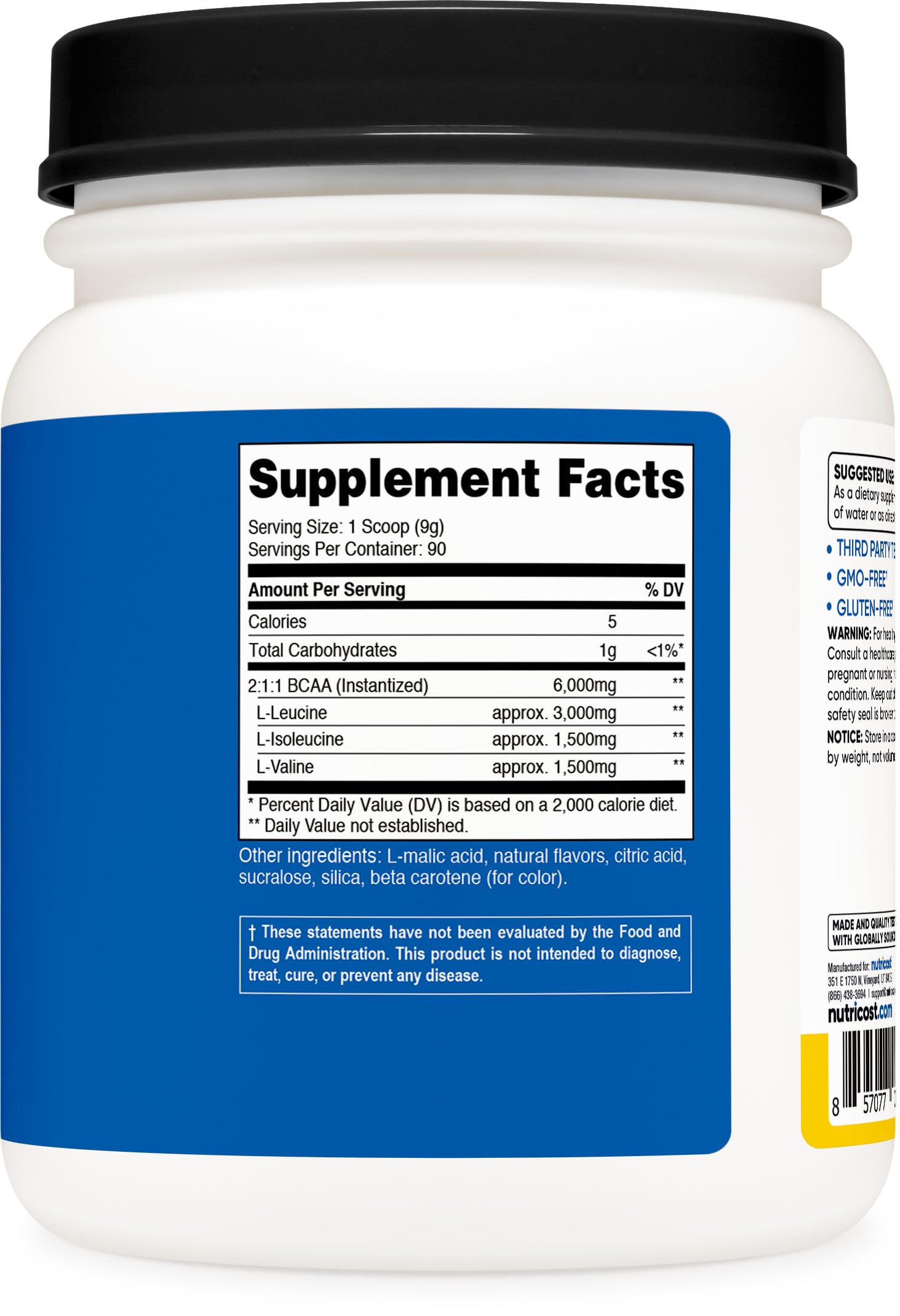Sesión de entrenamiento con Nutricost BCAA Piña para apoyo de rendimiento