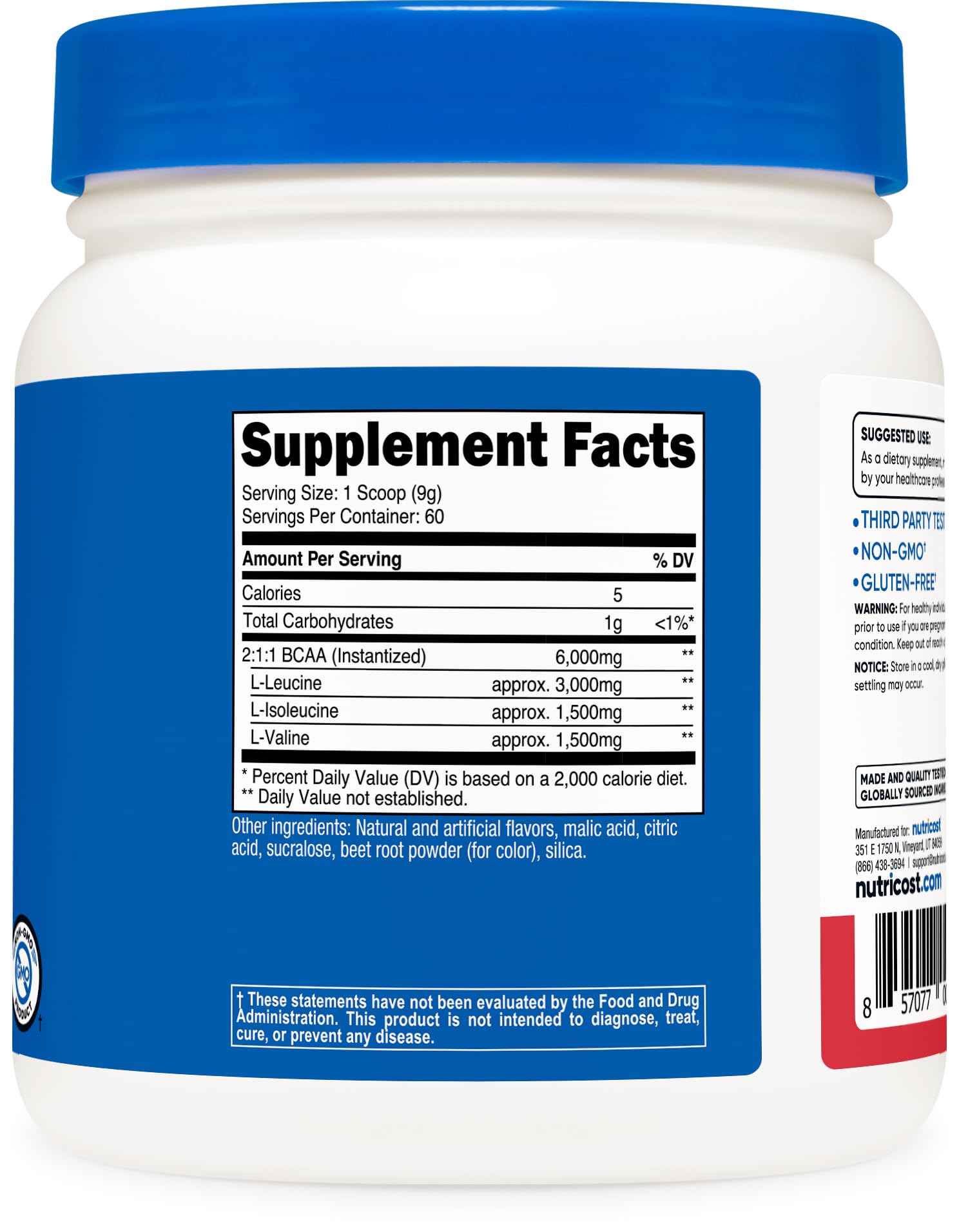Nutricost BCAA escena entrenamiento en casa para energía.