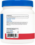 Nutricost BCAA etiqueta sabor fruta para preentrenamiento.