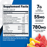 Nutricost BCAA+ Fruta Punch: mezcla en agua fácil para uso después del entrenamiento.