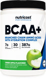 Nutricost BCAA e Hidratación sabor Manzana Verde, favorece la hidratación durante el entrenamiento