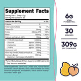 Nutricost BCAA para Mujeres, cuchara medidora incluida, facilita dosis precisas para cada toma.