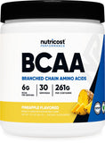 Nutricost BCAA Piña botella, sabor natural para entrenamientos