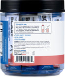 Nutricost BCAA+ Hydration, sabor frambuesa-limón, bebida refrescante para entrenamientos.