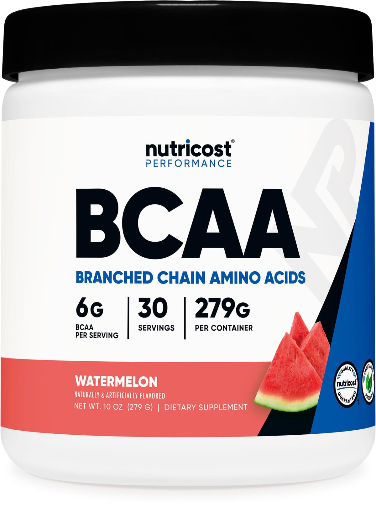 Nutricost BCAA polvo sandía: porciones fáciles para entrenamiento diario.