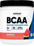 Nutricost BCAA polvo sandía: porciones fáciles para entrenamiento diario.