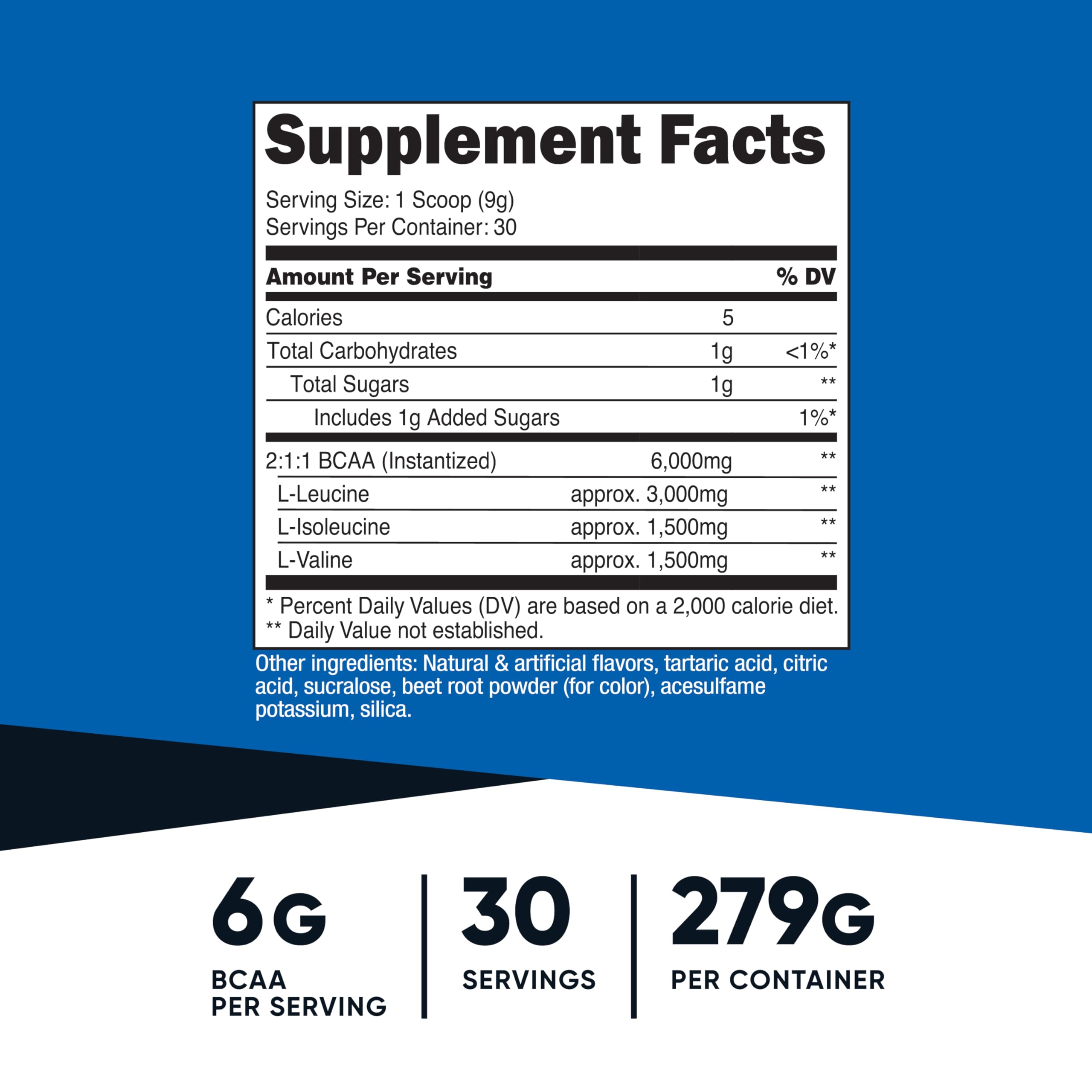 Nutricost BCAA polvo sandía: sabor agradable para mezclar en agua post-entreno.