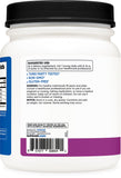 Nutricost BCAA en polvo de uva envase abierto para mezclar al instante.