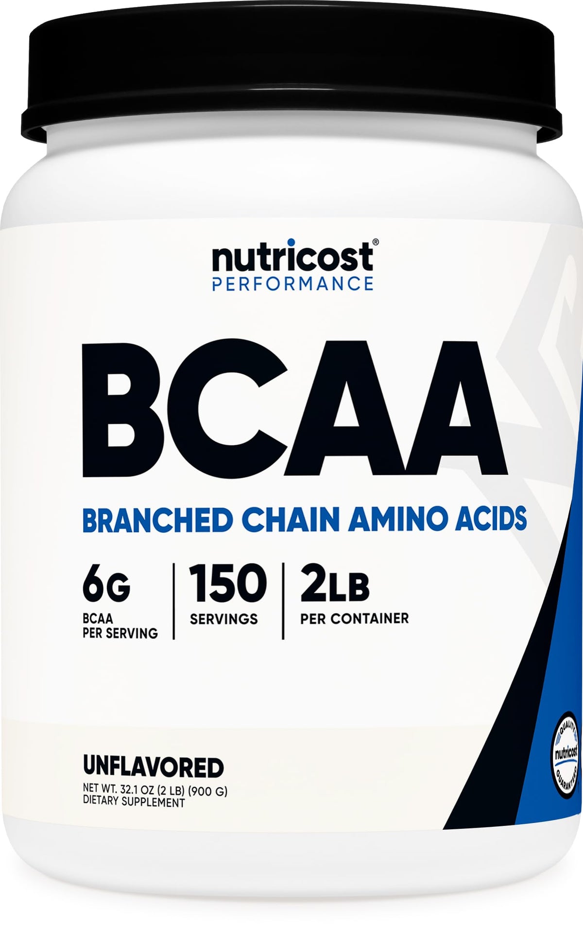 Nutricost BCAA en botella neutra ideal para entrenamiento y recuperación