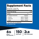 Nutricost BCAA con cucharilla medidora para dosis precisas durante entrenamientos